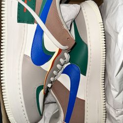 Wmns Air Force 1 Shadow 'Sail Signal Blue Green'