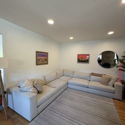 Crate & Barrel Sectional Sofa