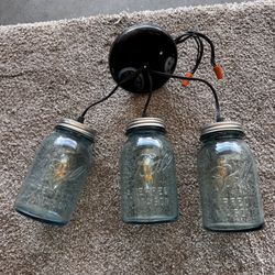 Mason Jar Light Fixture