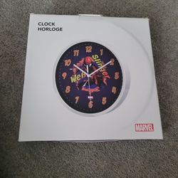 Marvel Spider Man Clock