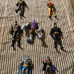 Batman action figures vintage oop rare / DC action figures lot