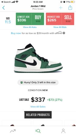 Pine green Jordan 1