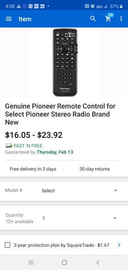 Pioneer cd-r55 remote- brand new