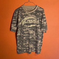 Digital Camo Alaska Great Lands Tee