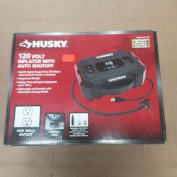 Husky

120-Volt Inflator

With Automatic Shutoff