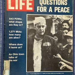 Vintage LIFE Magazine “Questions For A Peace” November 10th, 1972 Edition