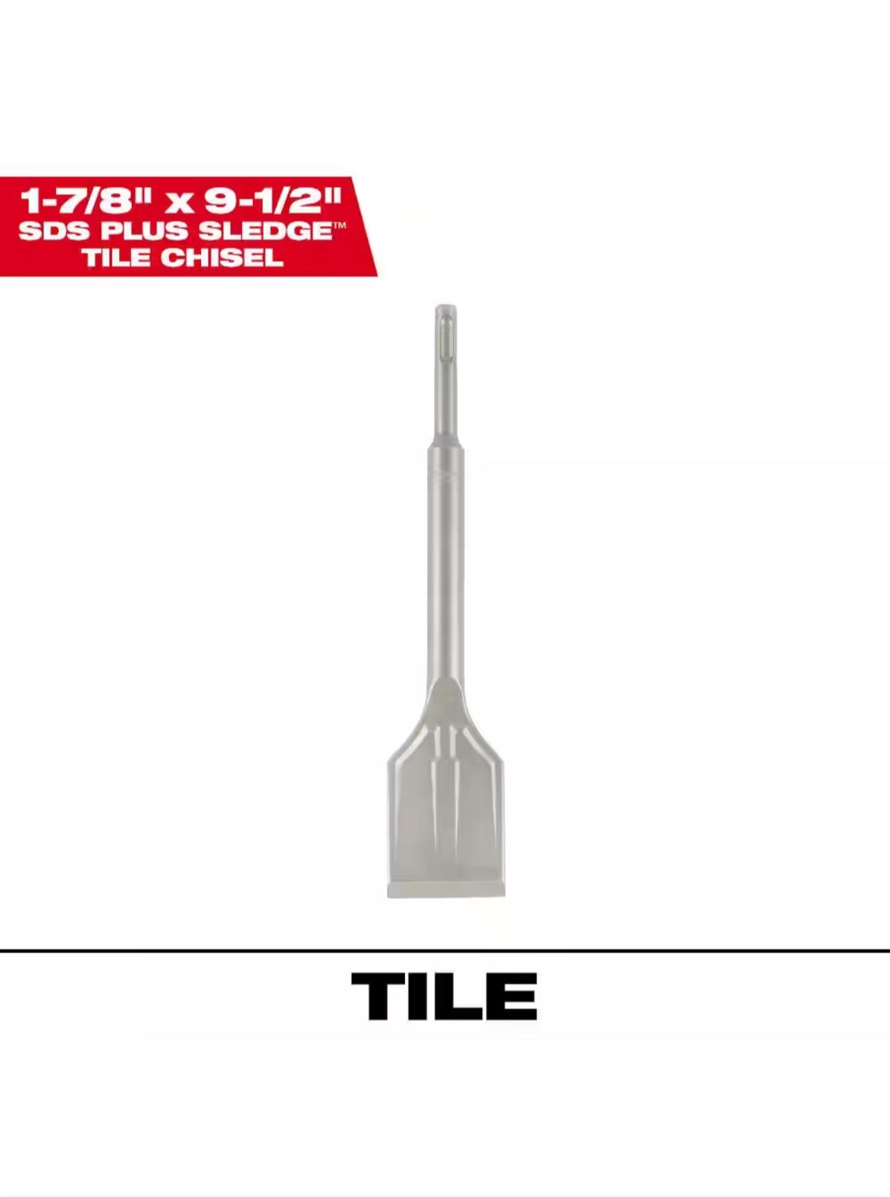 Milwaukee 1-7/8 in. SLEDGE SDS-PLUS Tile Chisel (48-62-6030)