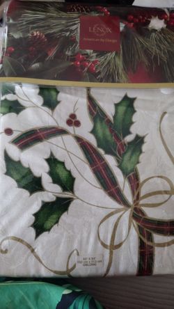 Holiday Nouveau Tablecloth by Lenox