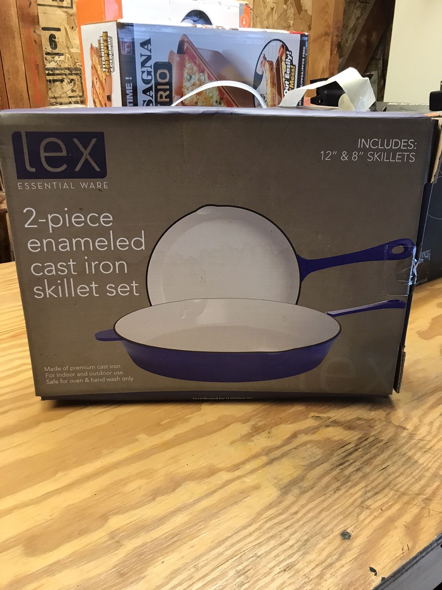 Lex Essential Ware 2 Piece Cast Iron Skillet Set