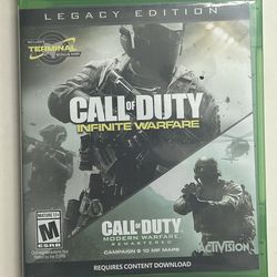Call Of Duty Infinite Warfare/Call Of Duty Modern Warfare Remastered Xbox One