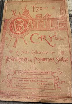 Vintage The Battle Cry hardcover book