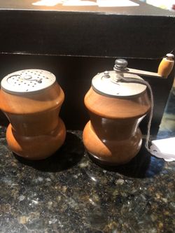 Salt and pepper shakers