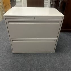 OFFICE/HOME FILE CABINET 2 DRAWERS LATERAL METAL FILE 