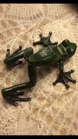 Leaping Frog. 8 1/2 " long by 6" wide.