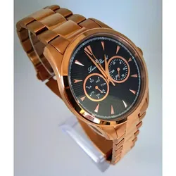 RARE Lucien Piccard LP-12761 Stellar Rose Gold Men's Watch