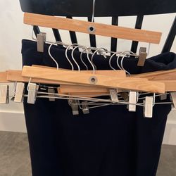 Real Solid Wood Bottom Hangers And Top Hangers 