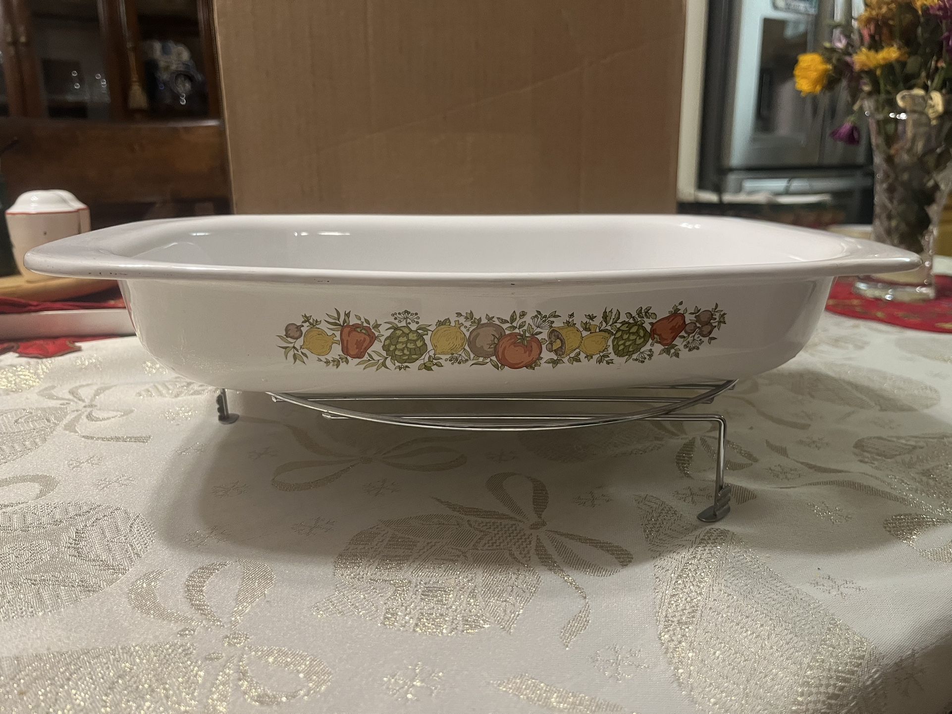 Vintage Spice Of Life P-21 Casserole Lasagna/Roasting Dish