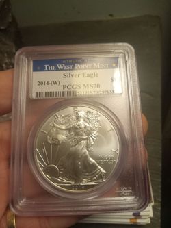 2014 American silver eagle, west point