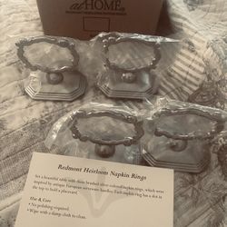 Southern Living At Home Set Of 4 Napkin Rings