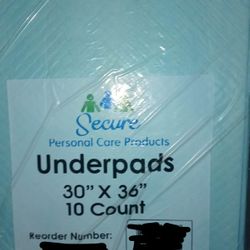 XL Personal Care Pads 30x36  Sold By The Case Only 100 Count In Each Case Asking $33.00 Each Case 