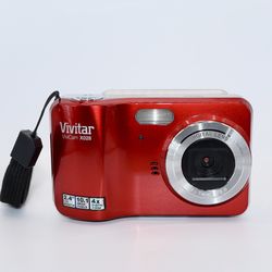 Vivitar Vivicam X028 2.4" LCD Monitor Digital Camera Red Works