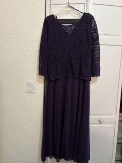Lady Dress Purple Size 14