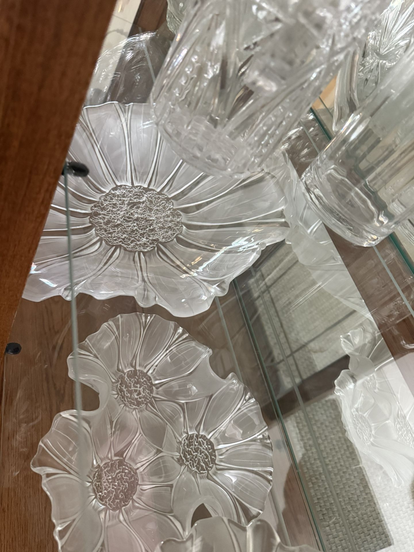 3 Piece Sunflower glass china