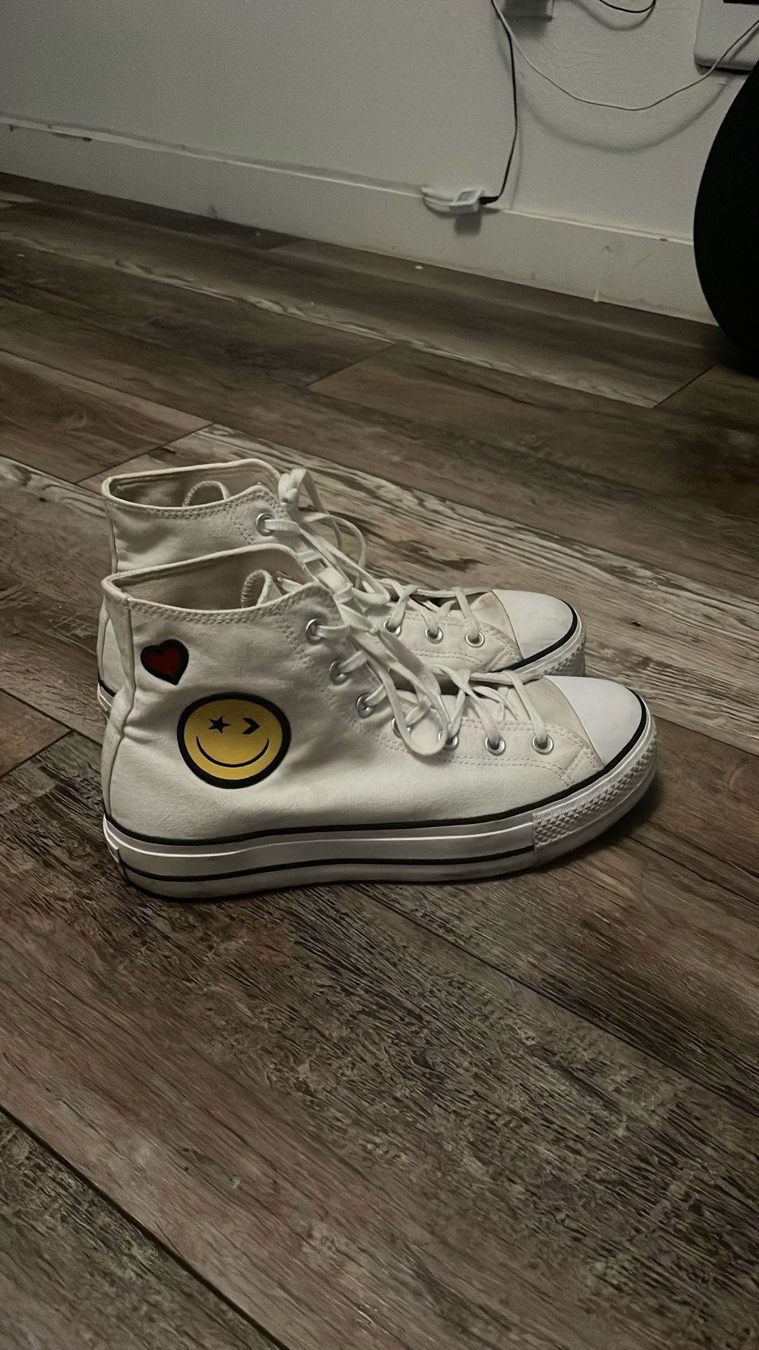 White High Top Converse