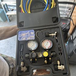 Manifold, Gauge, Hose 