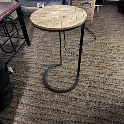 Bedside Nightstand w/Power Outlets (x2)