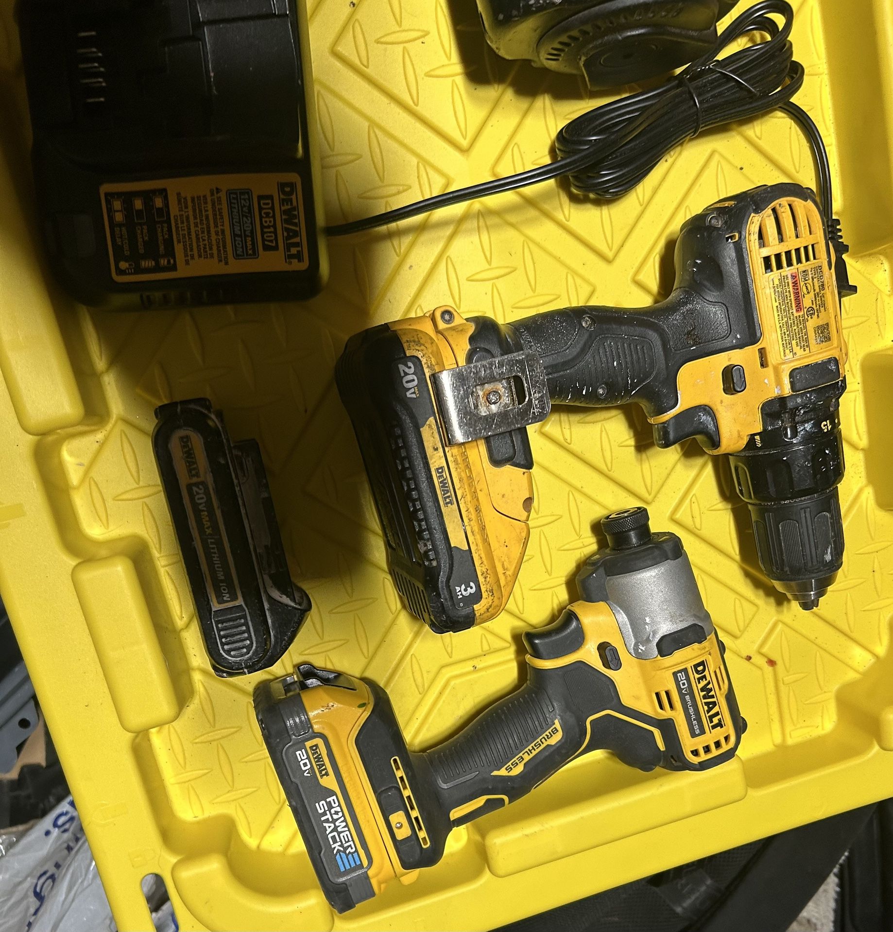 Dewalt Drills + Batteries