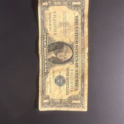 Silver Certificate One Dollar