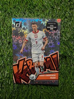 2025-26 Donruss Robert Lewandowski JUMBO Kaboom Panini Road To FIFA World Cup