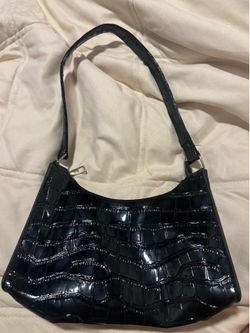 Solid Color Embossed Geometric Pattern Shoulder Bag