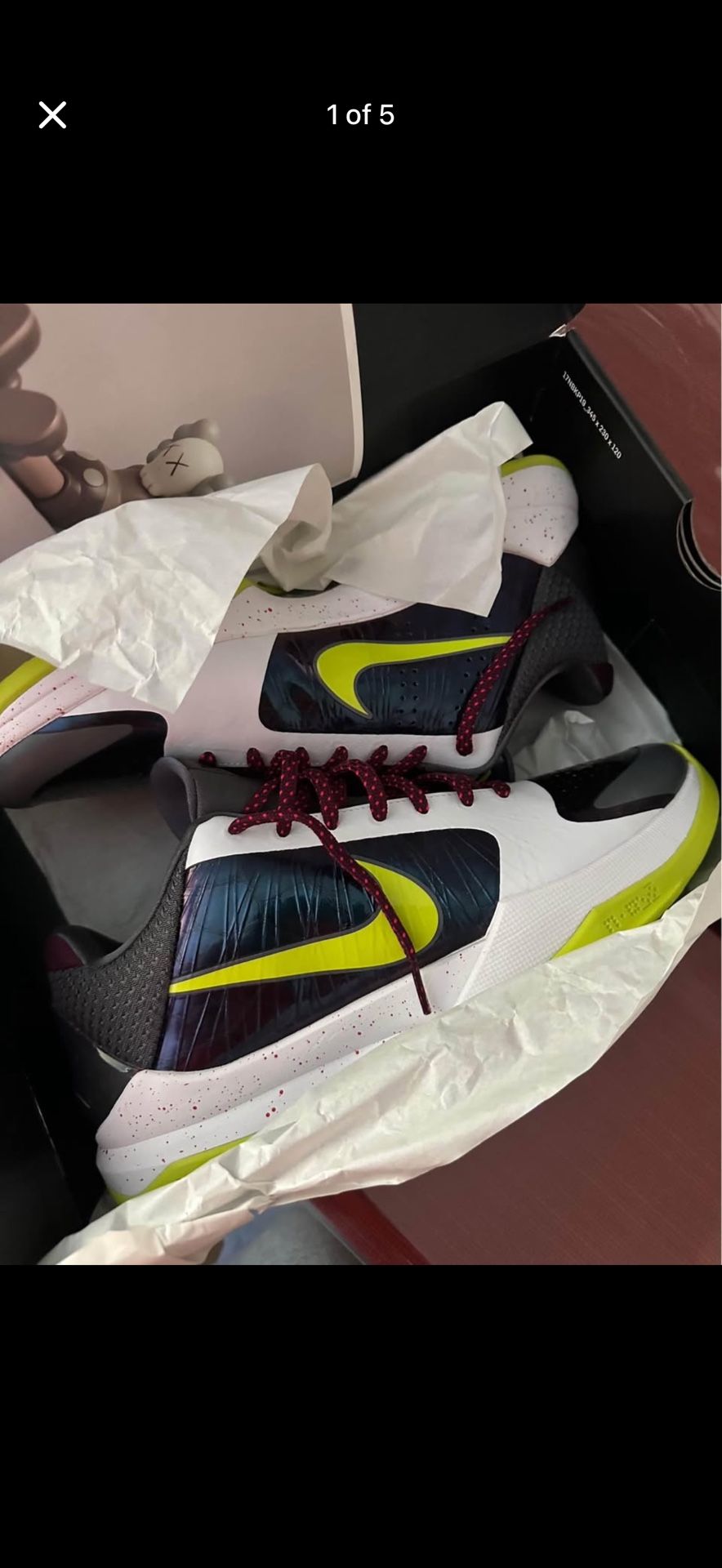 New Kobe V Pro Tro Chaos New In Box