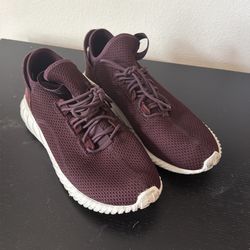 Adidas Tubular Sneakers – Burgundy – Comfortable Casual Shoes Men’s 10 Adidas, NIKE, New balance, running shoes, gym