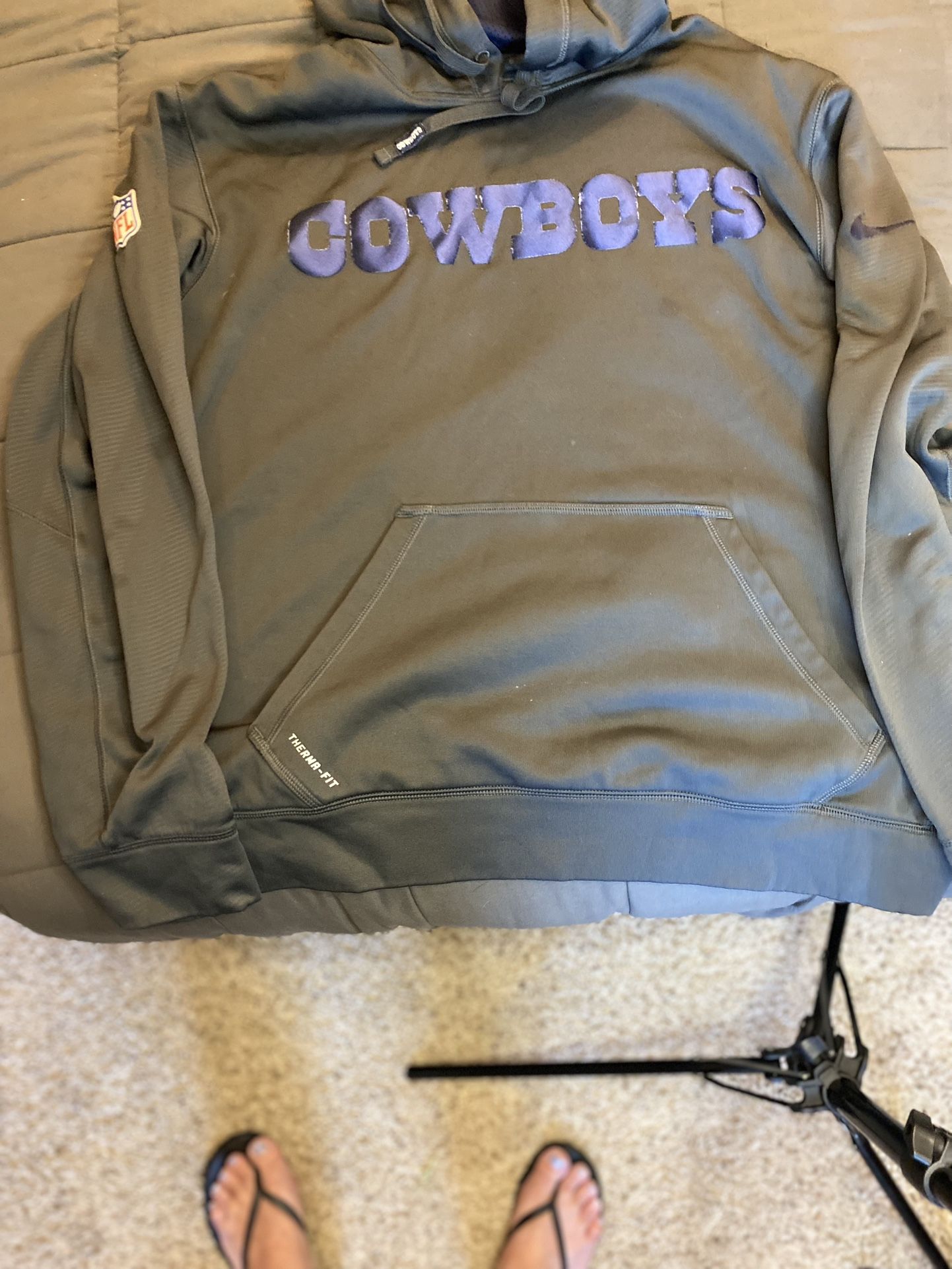 Men's Nike Dallas Cowboys Therma Hoodie