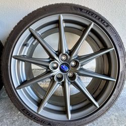 OEM Subaru BRZ 18” Premium wheels with performance tires
