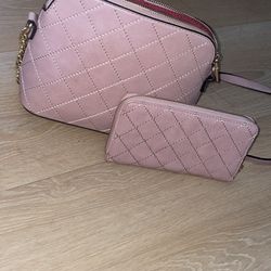 Matching purse and handbag