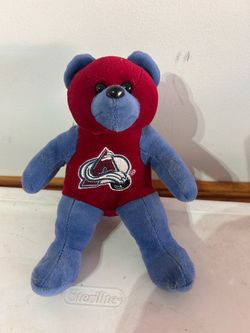 Colorado Avalanche NHL Plush Teddy Bear Stuffed Animal Red Blue
