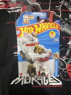HOT. WHEELS. FELINE. LUCKY