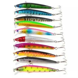 Fishing Lures Baits 10 Pack Lot