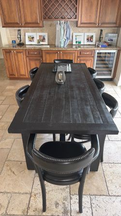 Restoration Hardware table and chairs