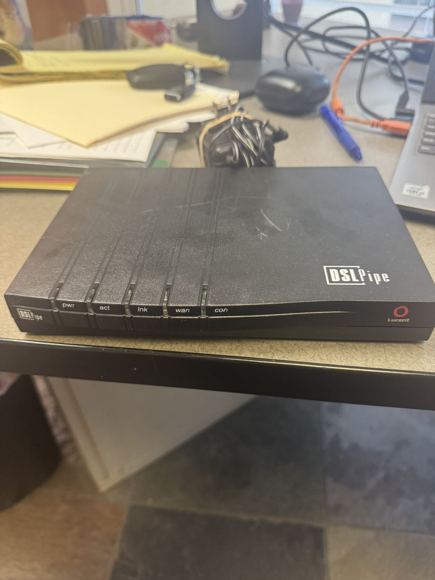 Lucent Technologies DSL Pipe Modem/Router – Vintage Networking Equipment