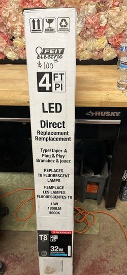 Feit Electric 18-Watt 4 ft. T8 G13 Type A Plug and Play Linear LED Tube Light Bulb, Daylight 5000K (25-Pack)