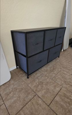 Organizer with fabric doors