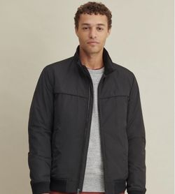 Marc New York by Andrew Marc Mens Westerly Black Bomber Jacket Size Small. Condition is Pre-owned. See pictures ask questions and make an offer!