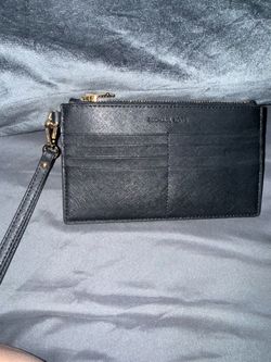Black Michael Kors Card Holder Wristlet