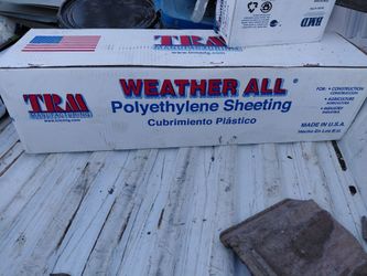 TRM Manufacturing Weather All Polyethylene Sheeting