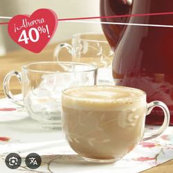 Princess house tazas capuchinas